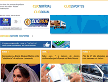 Tablet Screenshot of clichoje.com.br